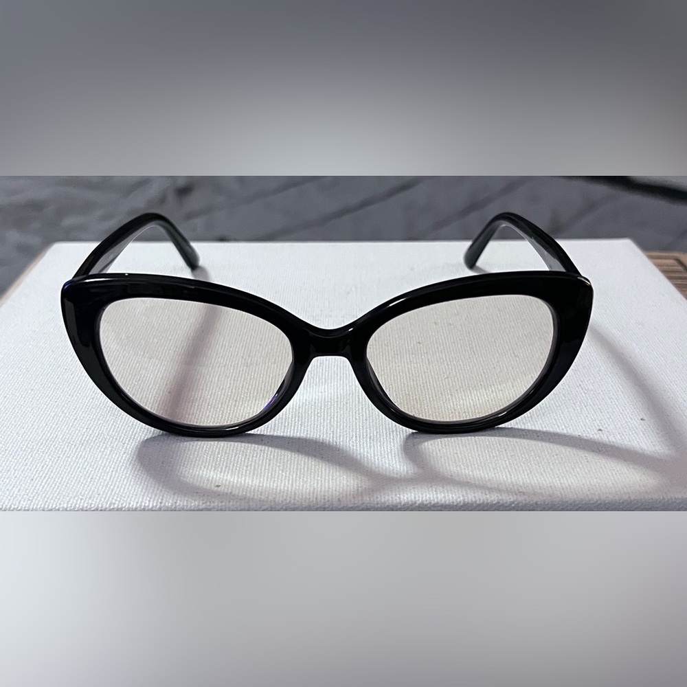 New Fogey computer bifocals. Line free. Top .75/Bottom 1.75. Light brown tint 20